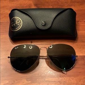 Gold Aviator Ray-Bans